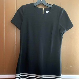 Size 6 Calvin Klein Short Sleeve Dress